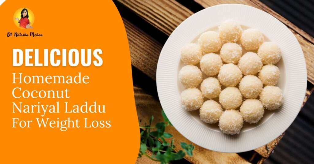 Coconut Nariyal Laddu For Weight Loss | Healthy Coconut Ladoo Recipe
