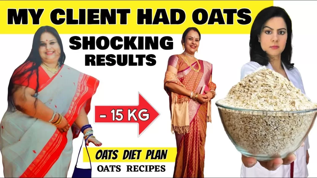 Oats diet plan for effectively weight loss