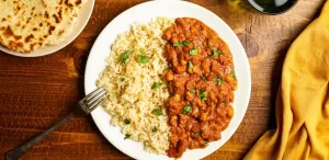 Chickpea Curry with Brown Rice