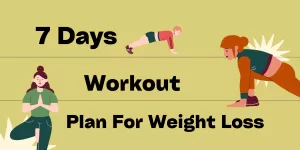 7-days workout plan for weight loss