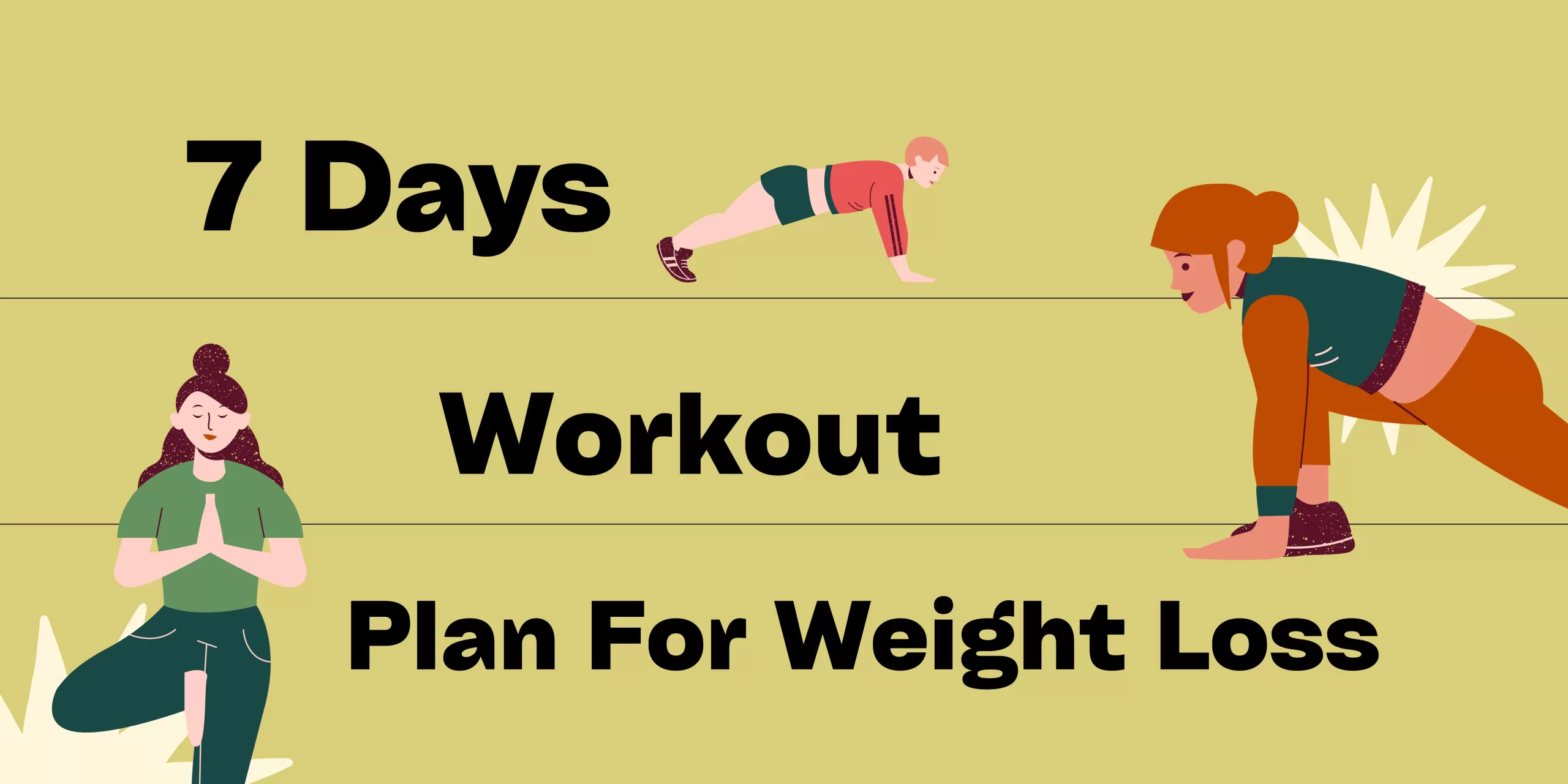 7-days workout plan for weight loss