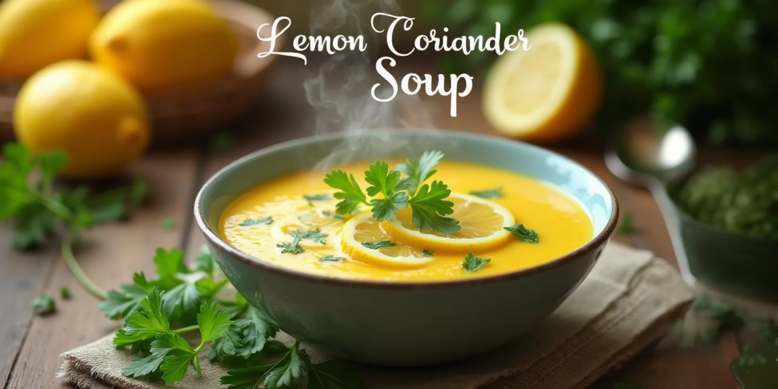 Lemon Coriander Soup